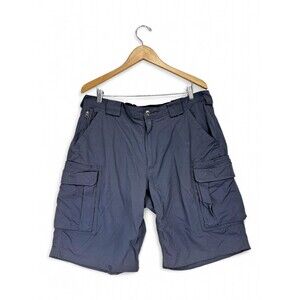 Duluth Trading Co Men's Cargo Shorts XL Gray Utility